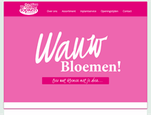 Tablet Screenshot of kwekerijpopken.nl